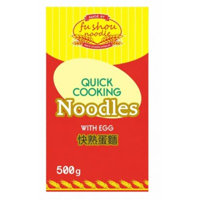 Fushou Wheat Noodles with Egg, 500 g